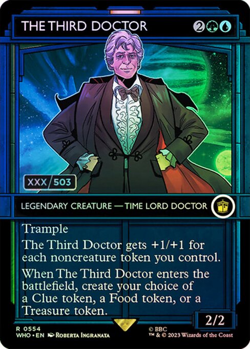 The Third Doctor - Doctor Who Rare Card
