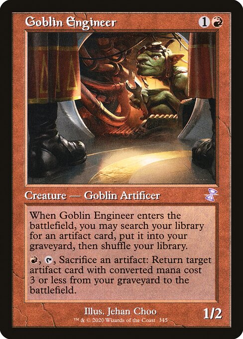 Goblin Engineer - Time Spiral Remastered Special Card