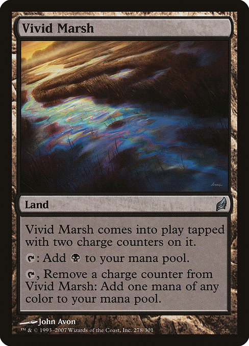 Vivid Marsh - Lorwyn Uncommon Card