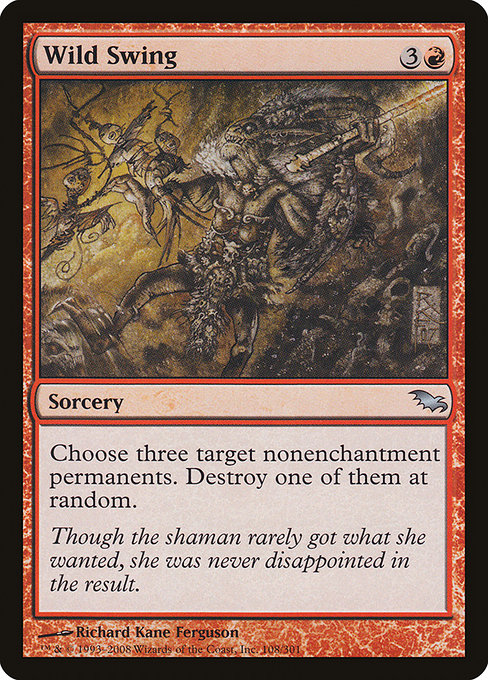 Wild Swing - Shadowmoor Uncommon Card