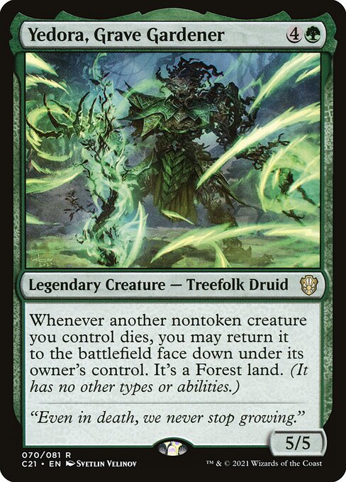 Yedora, Grave Gardener - Commander 2021 Rare Card
