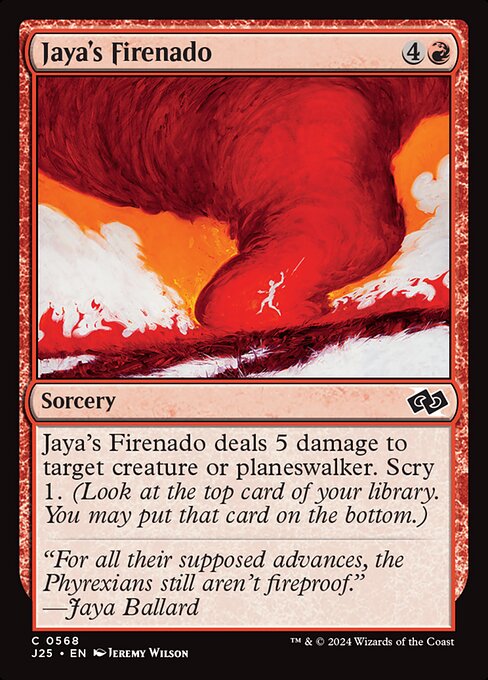 Jaya's Firenado - Foundations Jumpstart Common Card