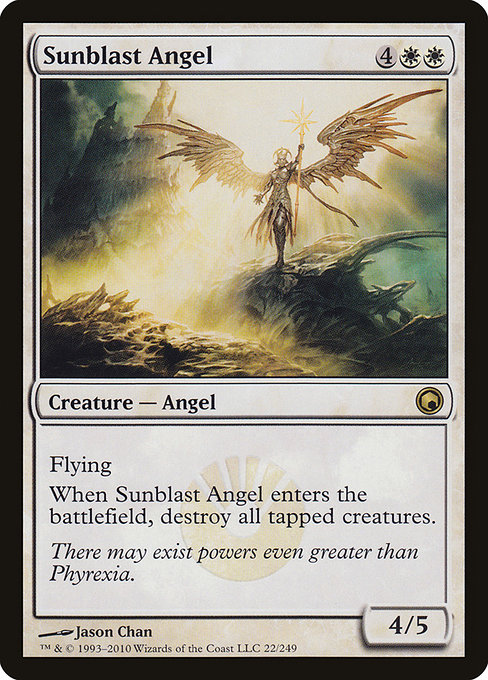 Sunblast Angel - Scars of Mirrodin Rare Card