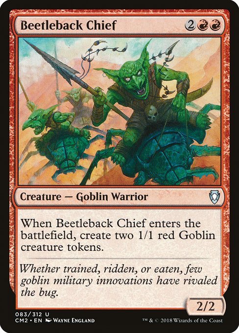 Beetleback Chief - Commander Anthology Volume II Uncommon Card