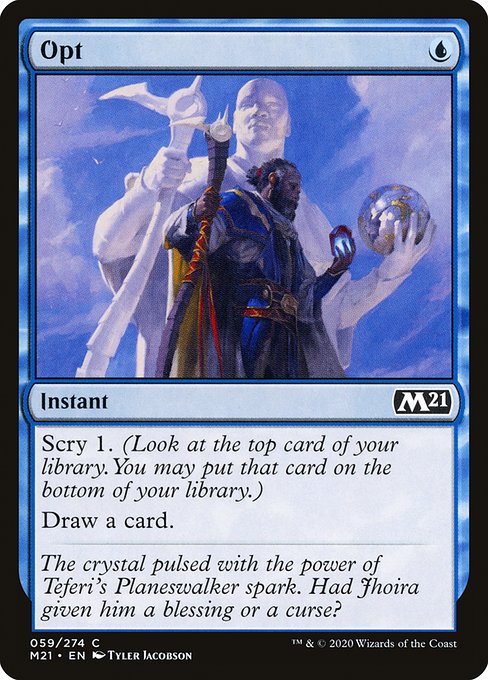 Opt - Core Set 2021 Common Card