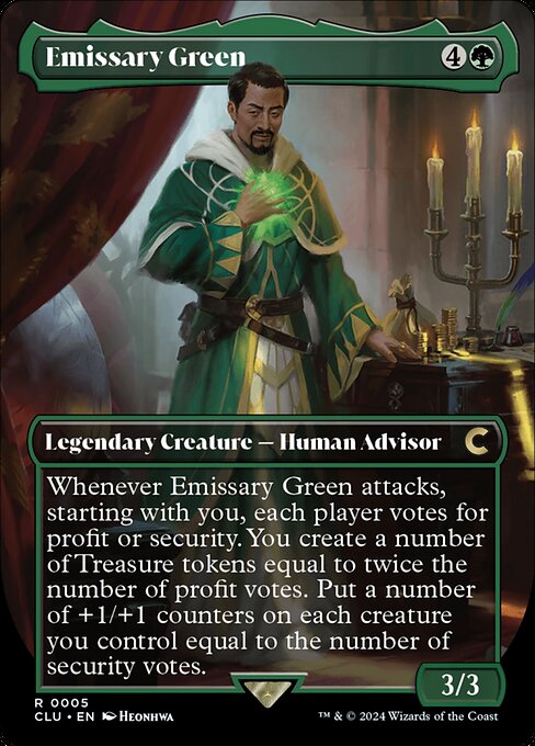 Emissary Green - Ravnica: Clue Edition Rare Card