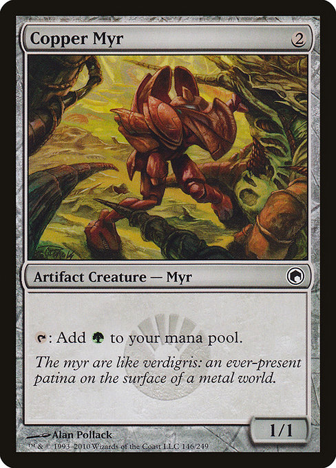 Copper Myr - Scars of Mirrodin Common Card