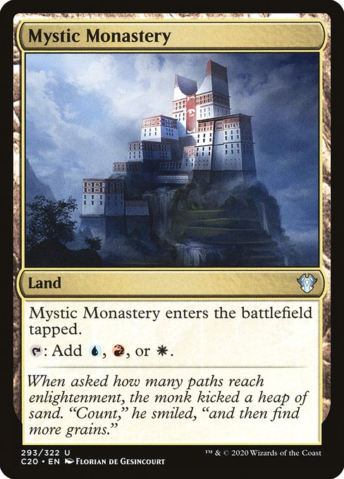 Mystic Monastery - Commander 2020 Uncommon Card
