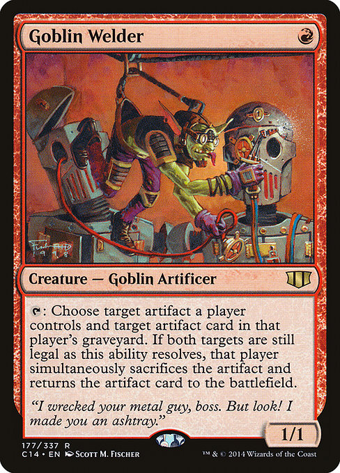 Goblin Welder - Commander 2014 Rare Card