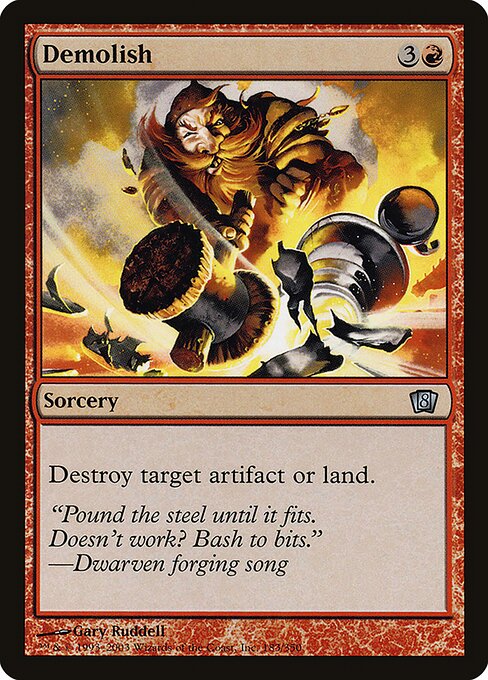 Demolish - Eighth Edition Uncommon Card