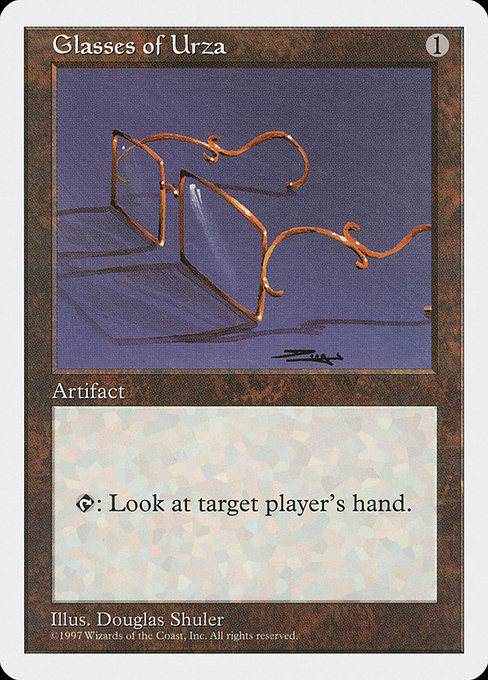 Glasses of Urza - Fifth Edition Uncommon Card