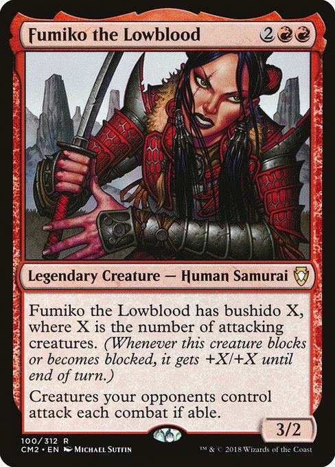 Fumiko the Lowblood - Commander Anthology Volume II Rare Card