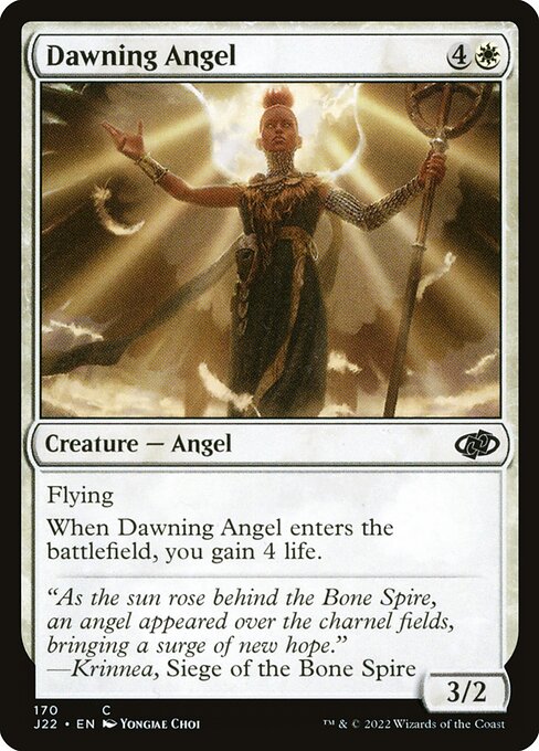 Dawning Angel - Jumpstart 2022 Common Card