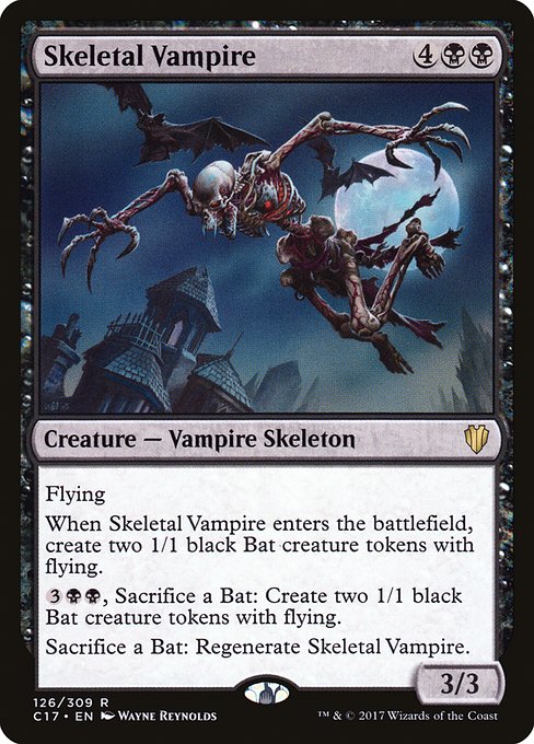 Skeletal Vampire - Commander 2017 Rare Card