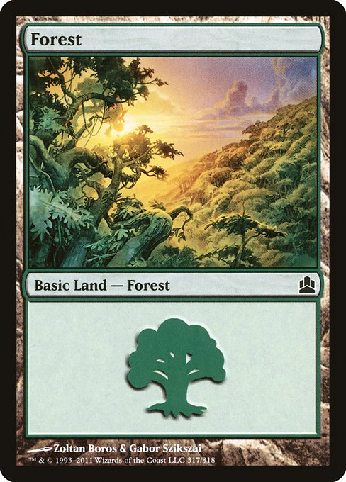 Forest - Commander 2011 Common Card