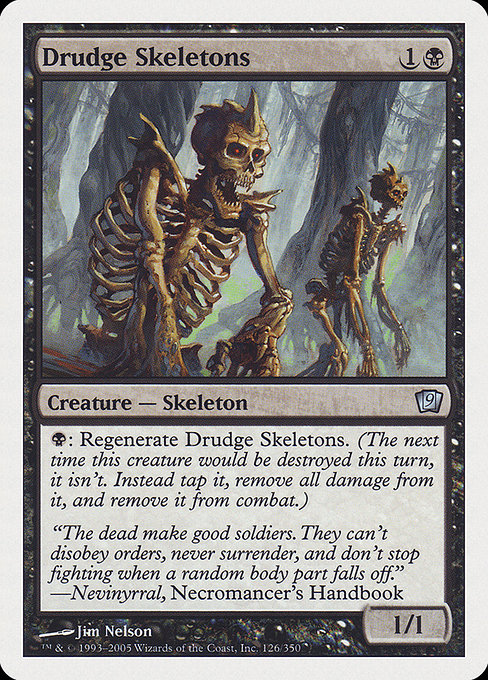 Drudge Skeletons - Ninth Edition Uncommon Card