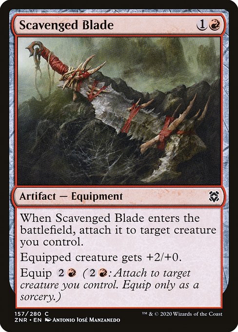 Scavenged Blade - Zendikar Rising Common Card