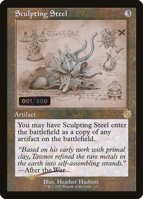 Sculpting Steel - The Brothers' War Retro Artifacts Rare Card