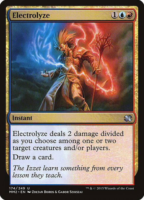 Electrolyze - Modern Masters 2015 Uncommon Card