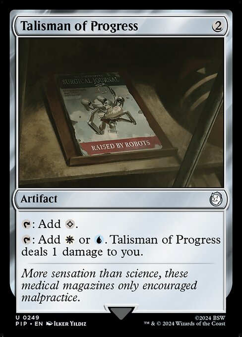 Talisman of Progress - Fallout Uncommon Card