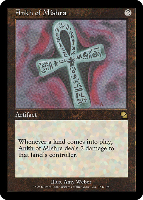 Ankh of Mishra - Masters Edition Rare Card