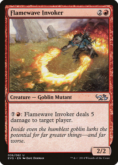 Flamewave Invoker - Duel Decks Anthology: Elves vs. Goblins Uncommon Card