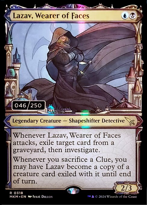 Lazav, Wearer of Faces - Murders at Karlov Manor Rare Card