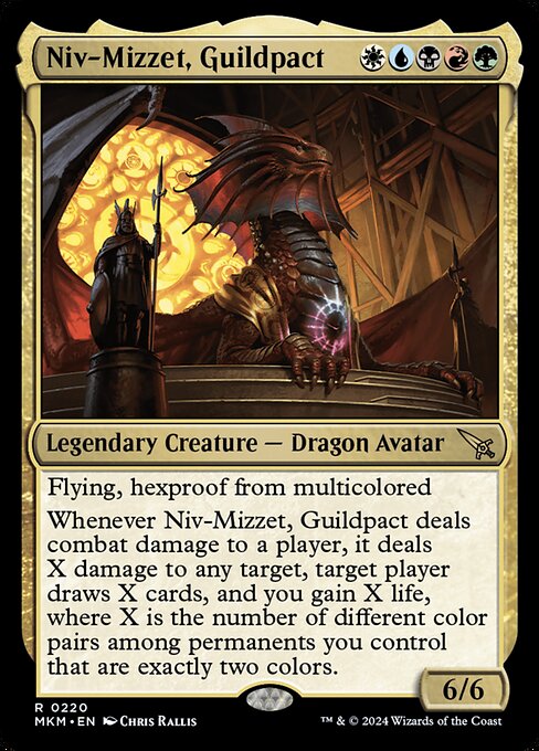 Niv-Mizzet, Guildpact - Murders at Karlov Manor Rare Card
