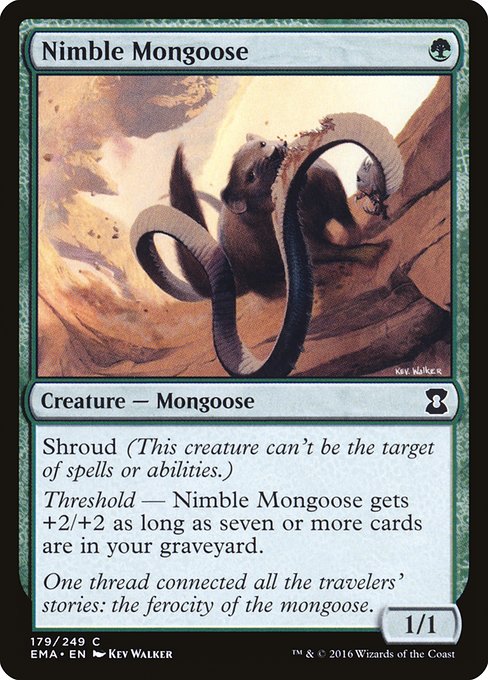 Nimble Mongoose - Eternal Masters Common Card