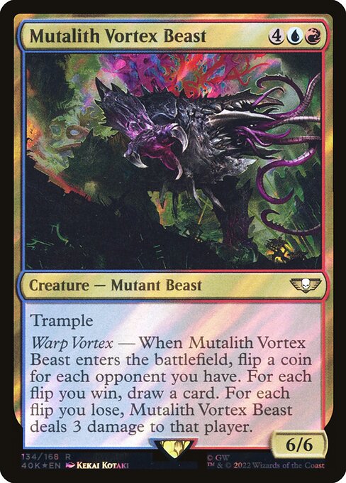 Mutalith Vortex Beast - Warhammer 40,000 Commander Rare Card