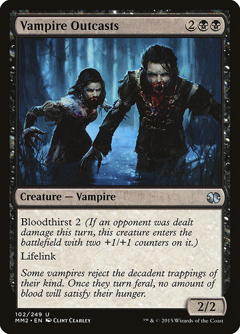 Vampire Outcasts - Modern Masters 2015 Uncommon Card