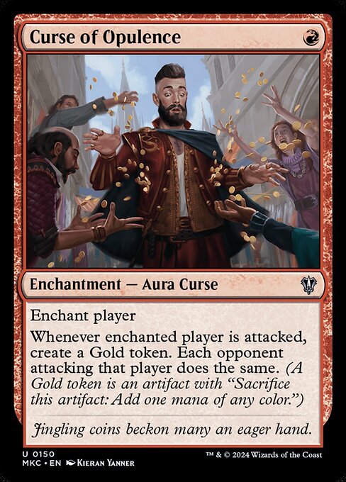 Curse of Opulence - Murders at Karlov Manor Commander Uncommon Card