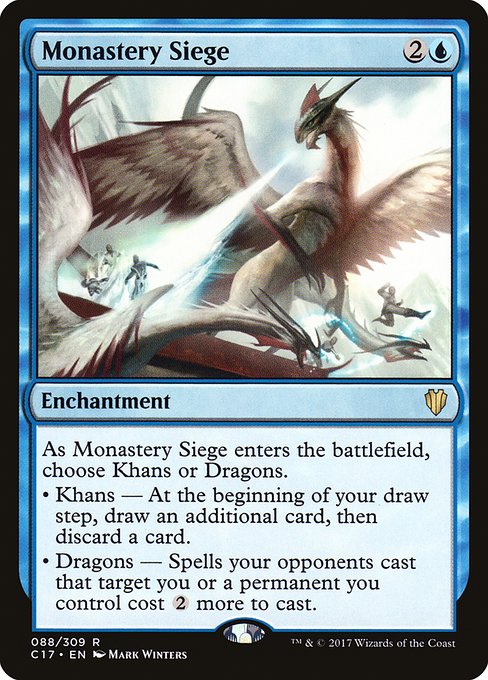 Monastery Siege - Commander 2017 Rare Card