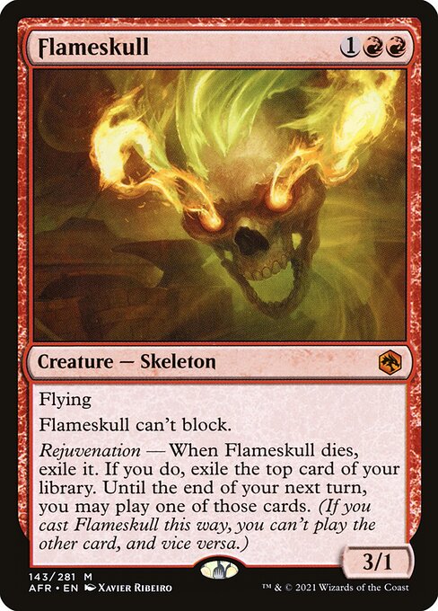 Flameskull - Adventures in the Forgotten Realms Mythic Card