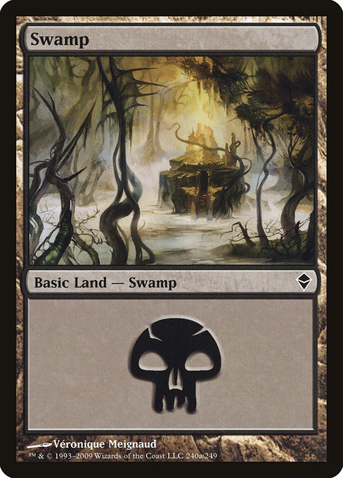 Swamp - Zendikar Common Card
