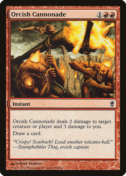 Orcish Cannonade - Conspiracy Common Card