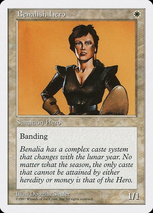 Benalish Hero - Fifth Edition Common Card