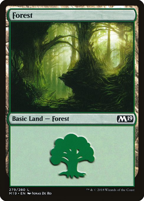 Forest - Core Set 2019 Common Card