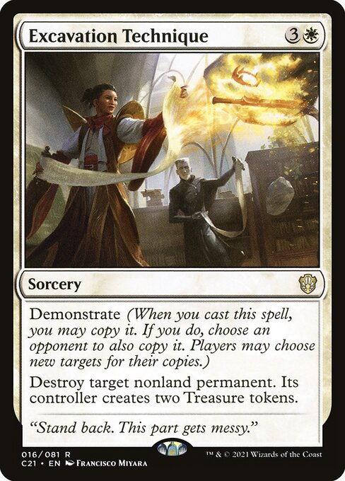 Excavation Technique - Commander 2021 Rare Card