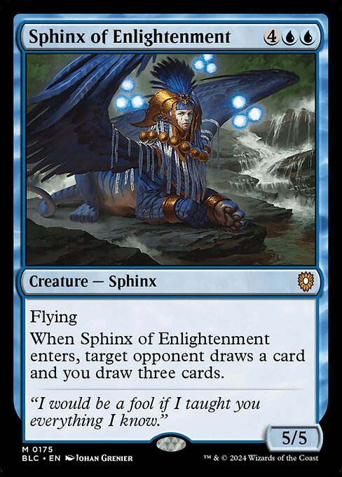 Sphinx of Enlightenment - Bloomburrow Commander Mythic Card