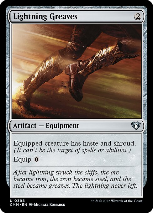 Lightning Greaves - Commander Masters Uncommon Card