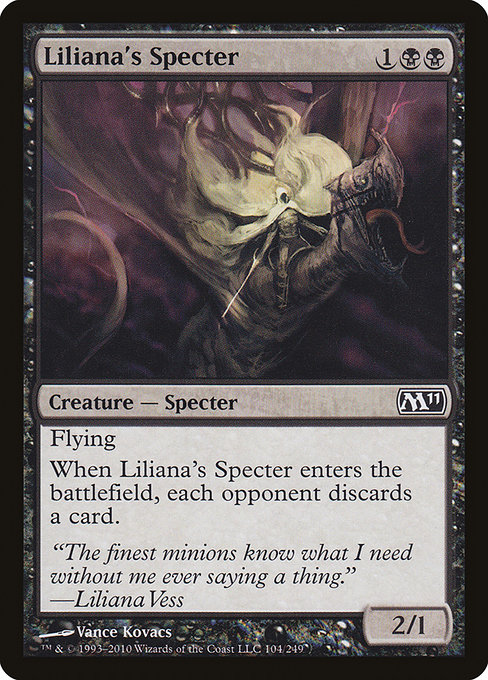 Liliana's Specter - Magic 2011 Common Card