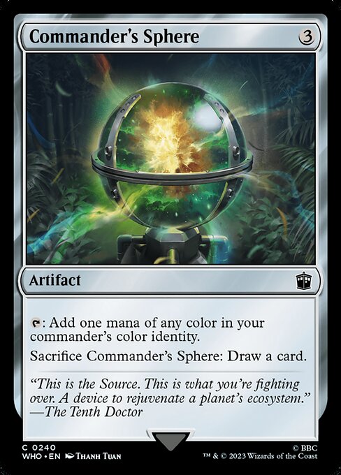 Commander's Sphere - Doctor Who Common Card