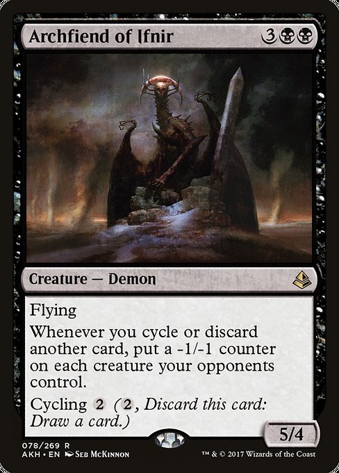 Archfiend of Ifnir - Amonkhet Rare Card