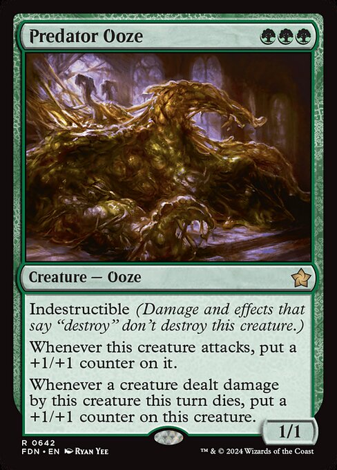 Predator Ooze - Foundations Rare Card