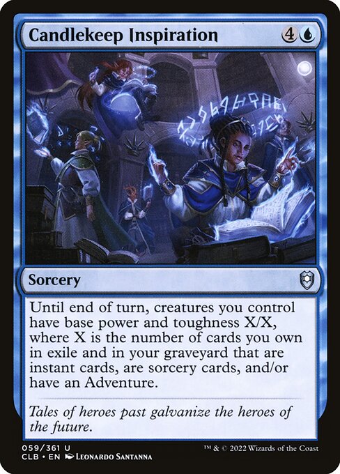 Candlekeep Inspiration - Commander Legends: Battle for Baldur's Gate Uncommon Card