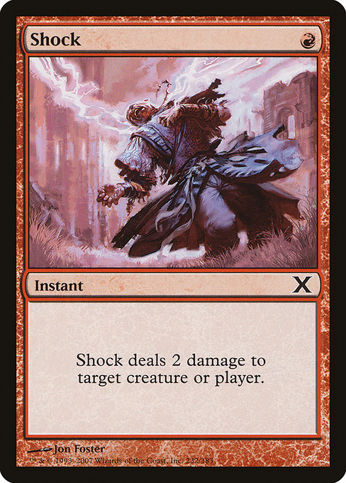 Shock - Tenth Edition Common Card