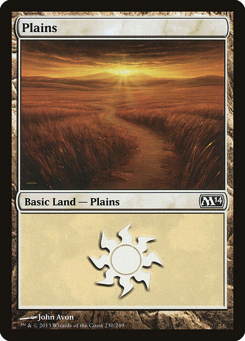 Plains - Magic 2014 Common Card