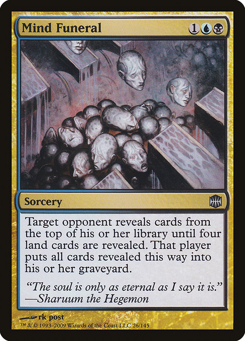 Mind Funeral - Alara Reborn Uncommon Card