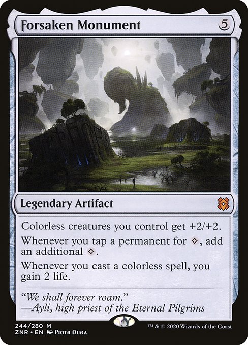 Forsaken Monument - Zendikar Rising Mythic Card